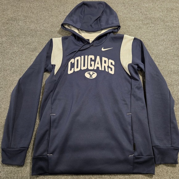 Nike On Field Hoodie BYU Cougars  Collegiate University Therma‎ Fit Size Small - Picture 2 of 8